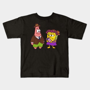 Sponge and Star with Baby Kids T-Shirt